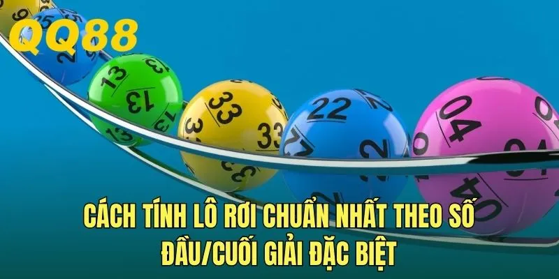 Cách tính lô rơi chuẩn nhất theo số đầu/cuối giải Đặc biệt